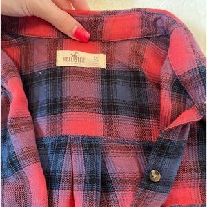 hollister flannel - size XS